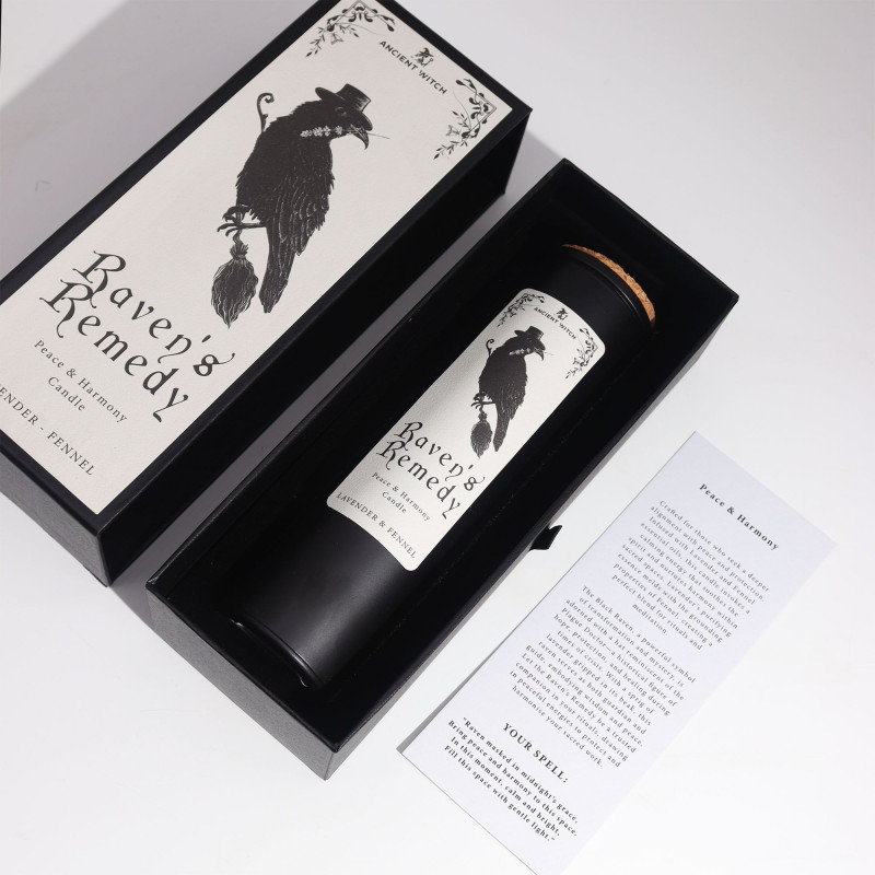 Bougies de purification des sorcières anciennes - Remède des corbeaux