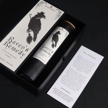 Bougies de purification des sorcières anciennes - Remède des corbeaux