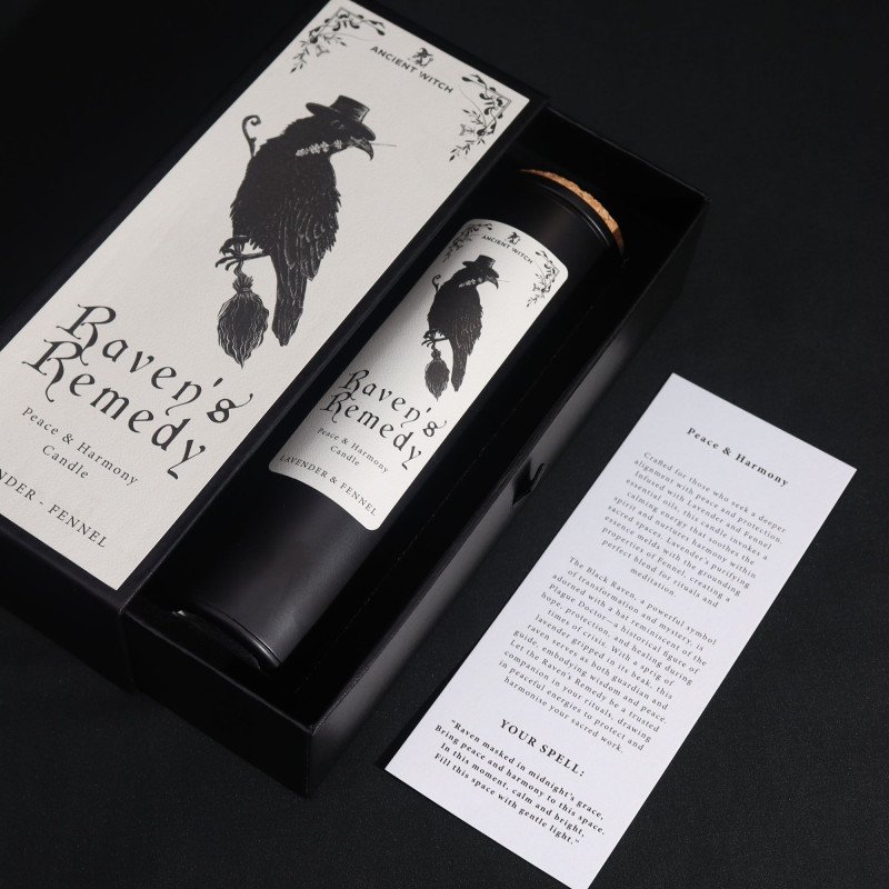 Bougies de purification des sorcières anciennes - Remède des corbeaux