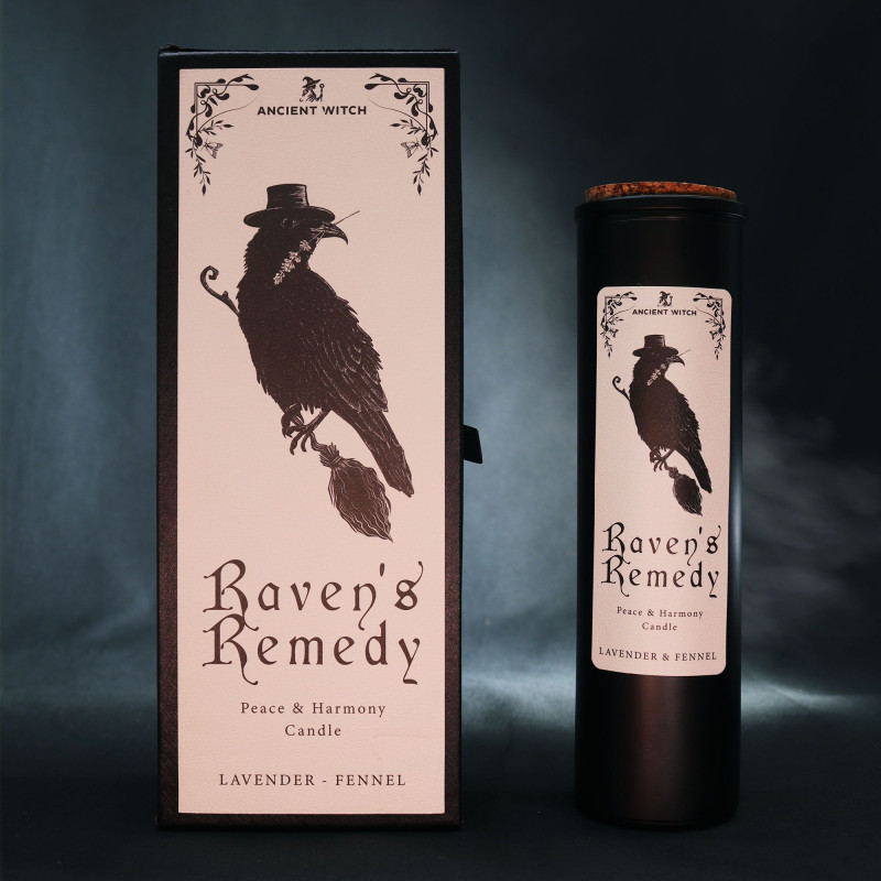 Bougies de purification des sorcières anciennes - Remède des corbeaux