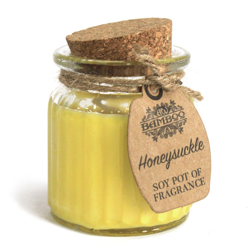 Bougie parfumée au soja et au chèvrefeuille
