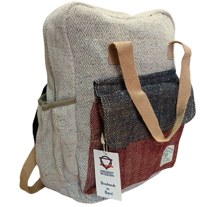 Sac à dos d'aventure en chanvre - Katmandou