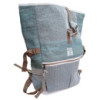 Sac à dos de randonnée à roulettes en chanvre - Sauge