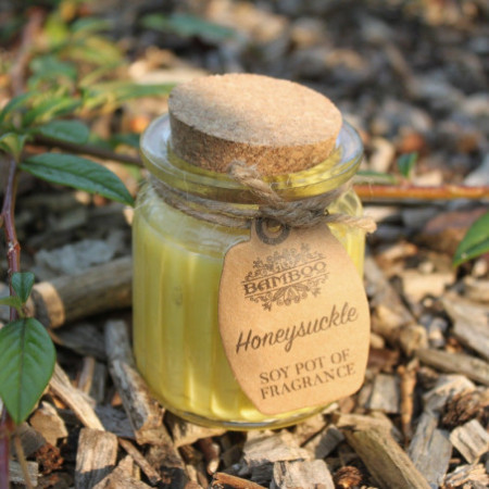Bougie parfumée au soja et au chèvrefeuille