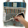 Sac messager pour ordinateur portable en chanvre - Curves