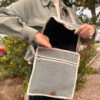 Sac messager pour ordinateur portable en chanvre - Curves