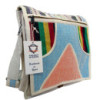 Sac messager pour ordinateur portable en chanvre - Triangle