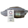 Sac banane en coton et chanvre - Bleu