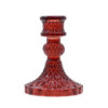 Lot de 2 bougeoirs vintage pour dîner - Rouge vampire