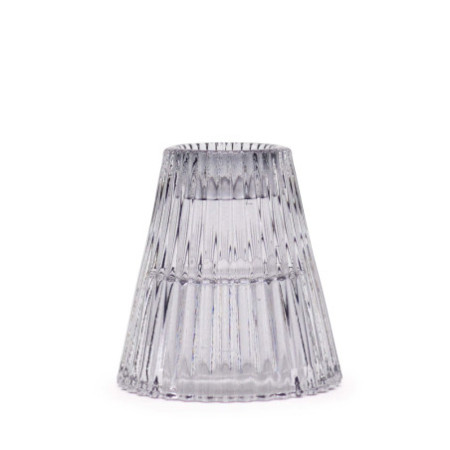 Lot de 2 bougeoirs Flip Dinner/Théâtre - Gris nuit