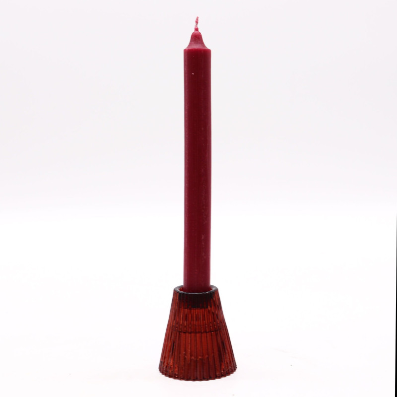 Lot de 2 bougeoirs Flip Dinner/Théâtre - Rouge Vampire