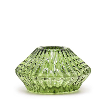 Lot de 2 bougeoirs à fleurs à bascule - Garden Jade