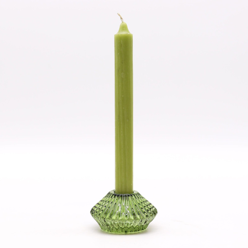 Lot de 2 bougeoirs à fleurs à bascule - Garden Jade