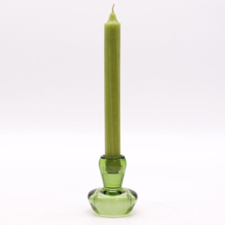 Lot de 2 photophores/bougies chauffe-plat à motif champignon - Garden Jade
