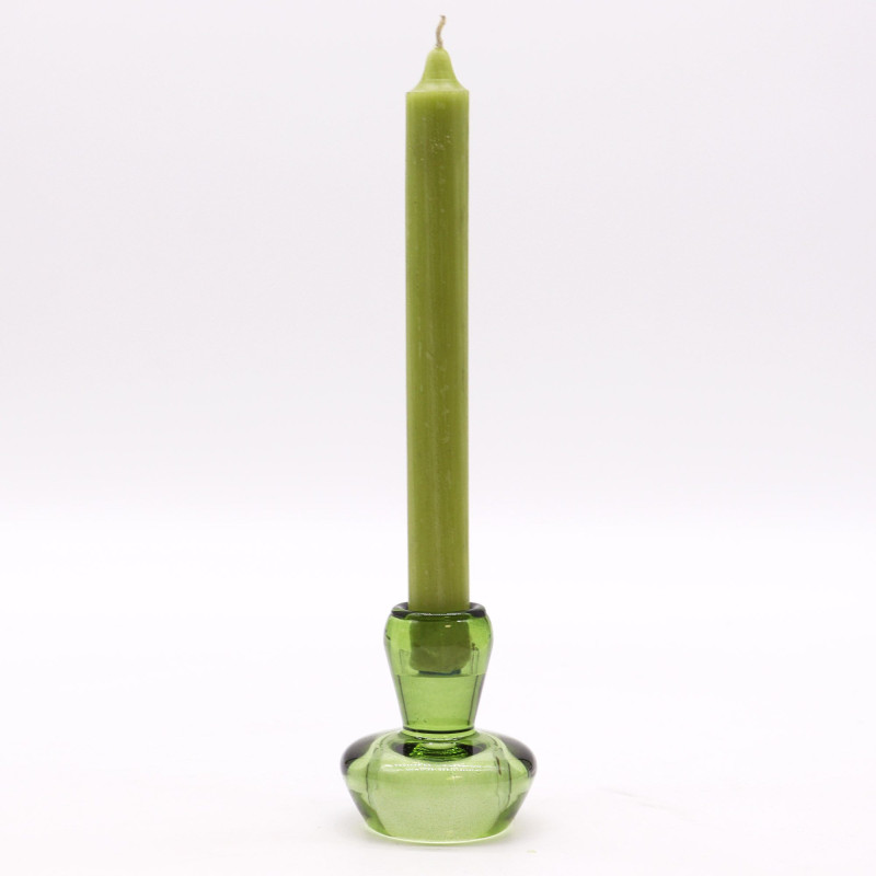 Lot de 2 photophores/bougies chauffe-plat à motif champignon - Garden Jade