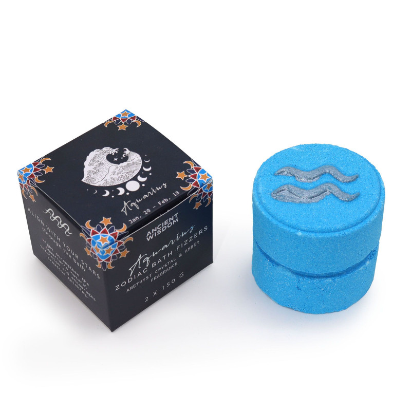 Coffret de bombes de bain avec horoscope - Verseau