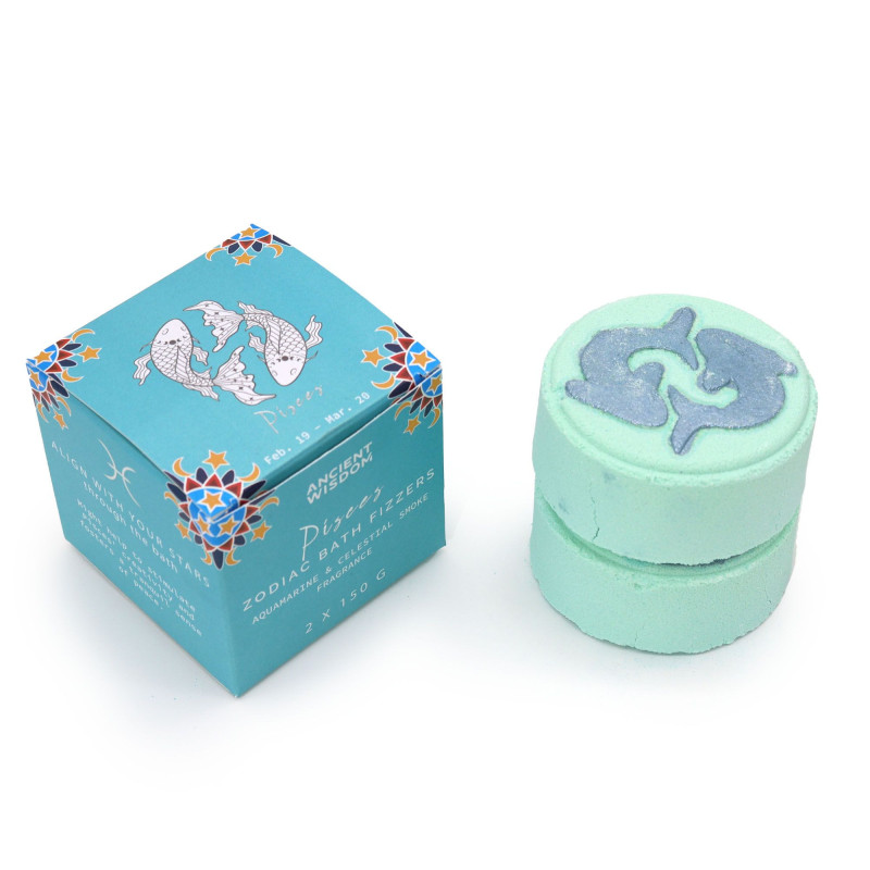 Coffret de bombes de bain avec horoscope - Poissons