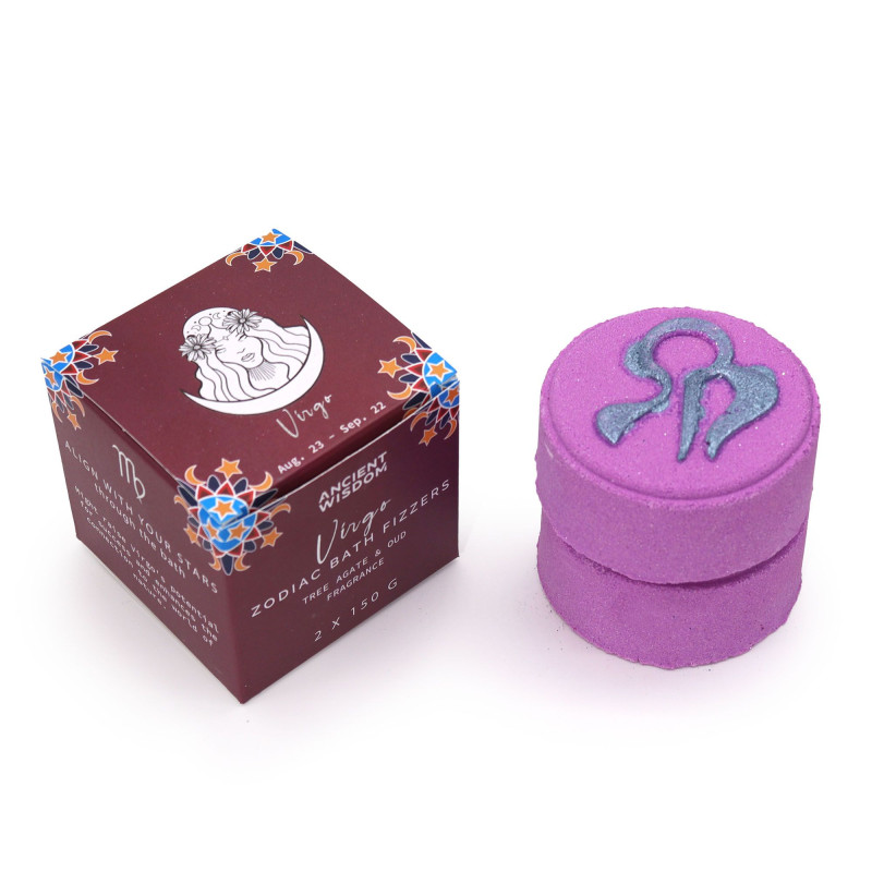 Coffret de bombes de bain avec horoscope - Vierge