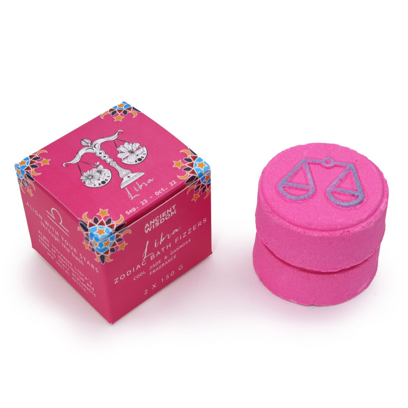 Coffret de bombes de bain avec horoscope - Balance