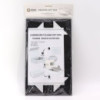 Coffret cadeau en kit - Carré moyen (20 x 18,2 x 8 cm) - Noir