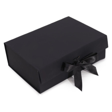 Coffret cadeau en kit - Grand (28,2 x 20,2 x 9,2 cm) - Noir