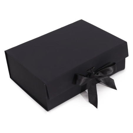 Coffret cadeau en kit - Grand (28,2 x 20,2 x 9,2 cm) - Noir