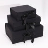 Coffret cadeau en kit - Grand (28,2 x 20,2 x 9,2 cm) - Noir