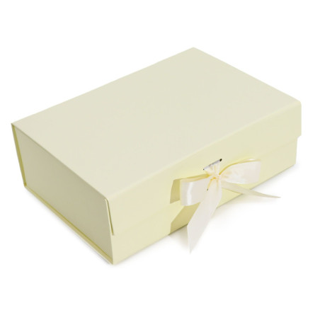 Coffret cadeau en kit - Grand (28,2 x 20,2 x 9,2 cm) - Ivoire