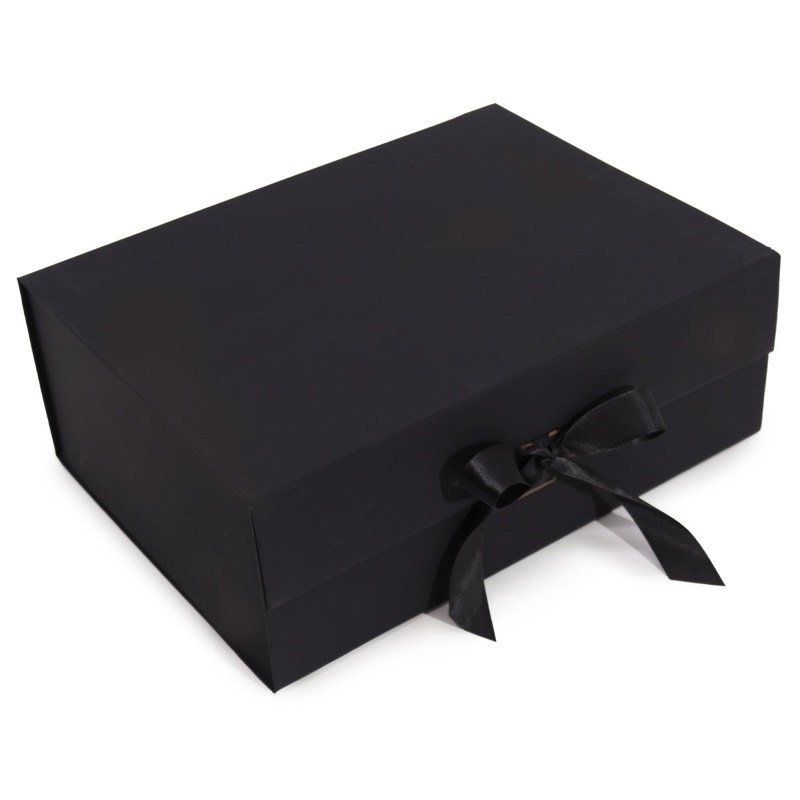 Coffret cadeau en kit - Extra large (33 x 25 x 12 cm) - Noir
