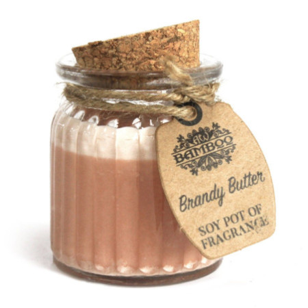 Bougie parfumée au beurre de cognac et au soja