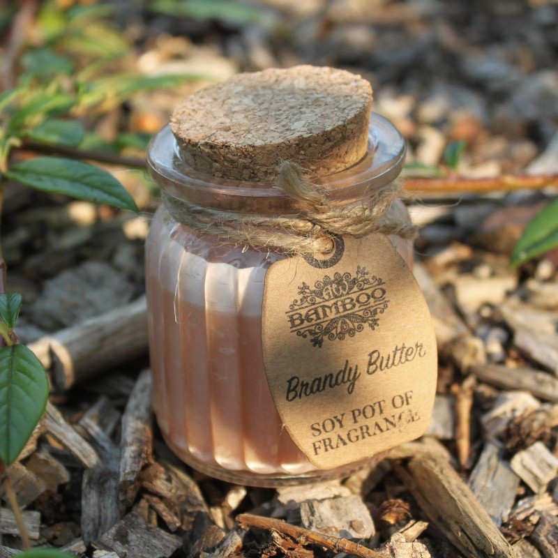 Bougie parfumée au beurre de cognac et au soja