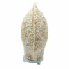 Lampe coquillage Boho - Coquillage Art Découpé Grand Rond - 30 cm