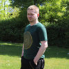 Petit t-shirt délavé à la pierre - Mandala - Vert