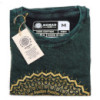 T-shirt délavé à la pierre de taille moyenne - Mandala - Vert
