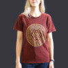 Petit t-shirt délavé à la pierre - Chakra - Marron