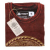 Petit t-shirt délavé à la pierre - Chakra - Marron
