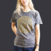 Petit t-shirt délavé à la pierre - Chakra - Gris foncé