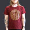 Grande chemise délavée à la pierre - Chakra - Marron