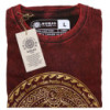 Grande chemise délavée à la pierre - Chakra - Marron