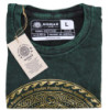Grande chemise délavée à la pierre - Chakra - Vert