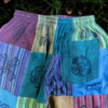Nomad Sari - Pantalon Champignon - Motifs Imprimés en Bloc - Tons Verts (105x127cm) S/M