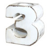 Numéro d'anniversaire en bois - N° 3