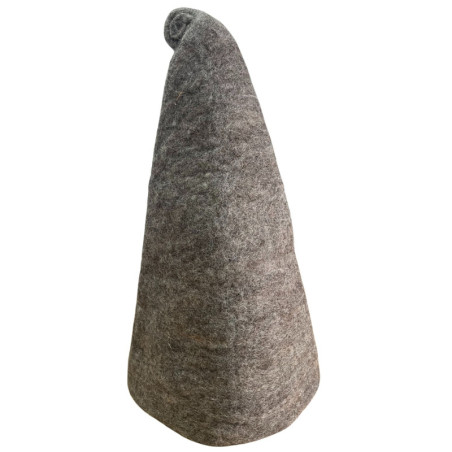 Chapeau de sorcier de sauna en feutre - Marron naturel