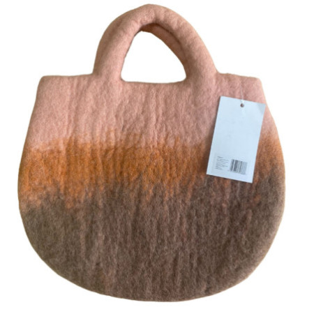Sac feutré Tournesol et abeilles - 35 x 27 cm