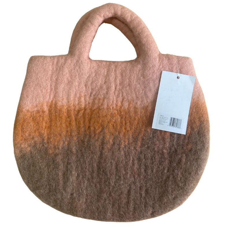 Sac feutré Tournesol et abeilles - 35 x 27 cm