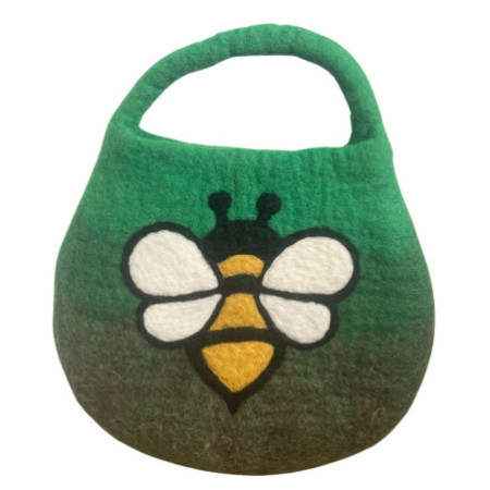 Sac à abeilles en feutre d'eau - Une poignée avec aimant - Garden Greens
