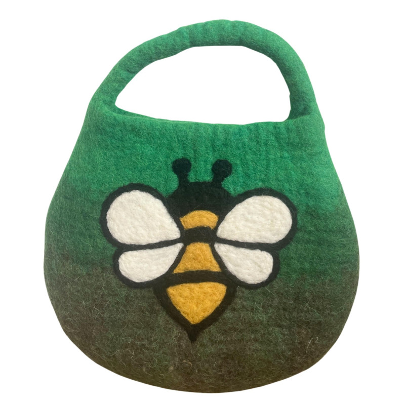 Sac à abeilles en feutre d'eau - Une poignée avec aimant - Garden Greens