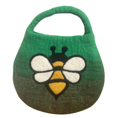 Sac à abeilles en feutre d'eau - Une poignée avec aimant - Garden Greens