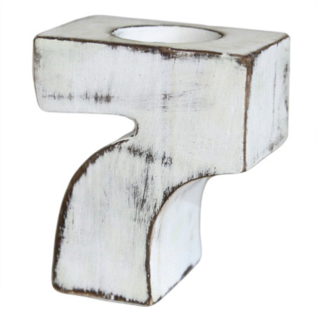 Numéro d'anniversaire en bois - N° 7
