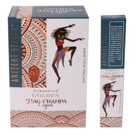 15g de Copal doré et Nag Champa
